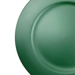 Outlet 🤩 13" Green ✔️ Christmas Chargers by Celebrate It™, 6ct. ❤️ -Celebrate It Sales Shop 10700532 3