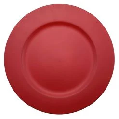 Best deal 🎁 13" Red Christmas Chargers by Celebrate It™, 6ct. 🥰