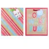 Brand new ⭐ Medium Oh What Fun & Stripe Gift Bags, 2ct. by Celebrate It™ 🎁 Christmas ❤️