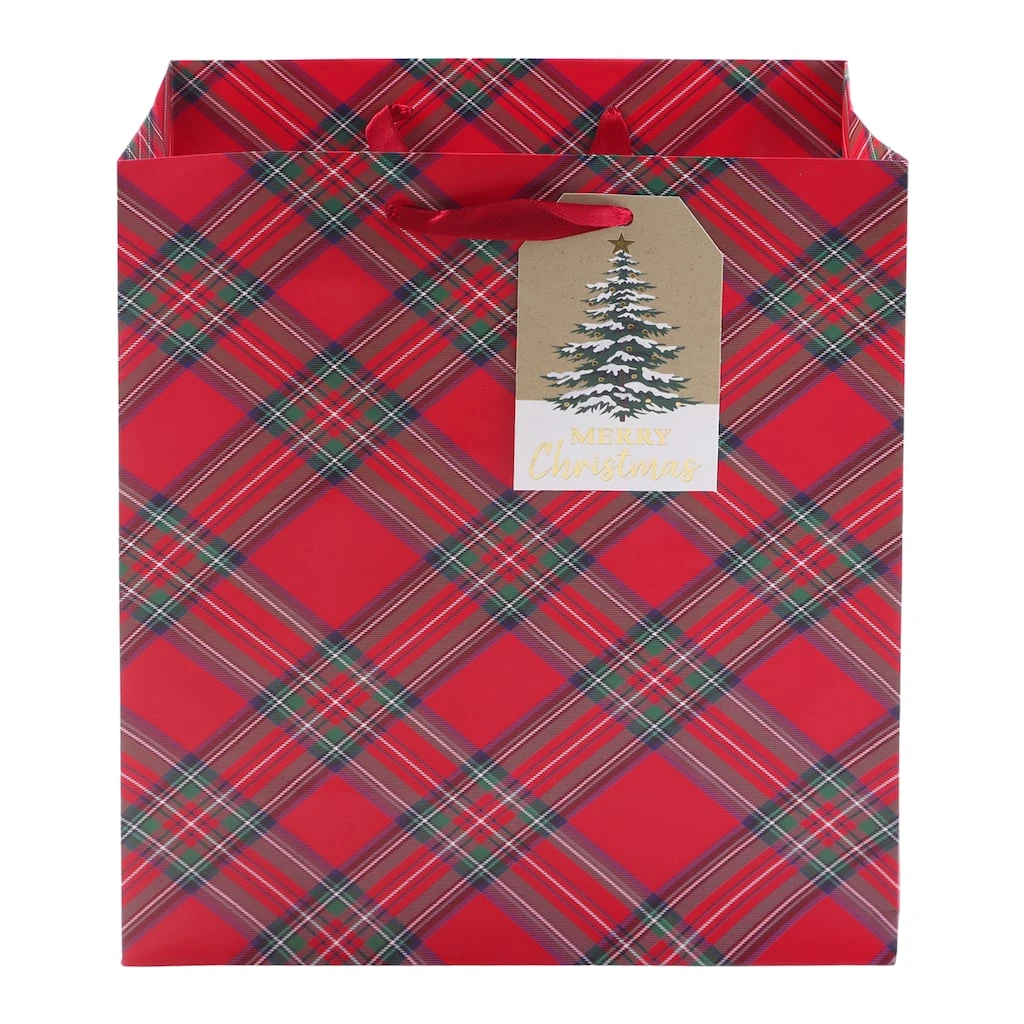 Cheap ✨ Medium Greetings Cabin & Plaid Gift Bags, 2ct. by Celebrate It™ 💯 Christmas ❤️ 2 Cheap ✨ Medium Greetings Cabin & Plaid Gift Bags, 2ct. by Celebrate It™ 💯 Christmas ❤️ - Image 2