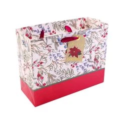 Cheapest 👍 Cardinal & 😉 Christmas Foliage Gift Bags by Celebrate It™, 2ct. ⌛ -Celebrate It Sales Shop 10700559 3