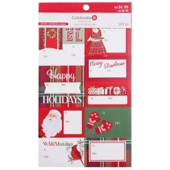 Best reviews of ❤️ Red Holiday Sticker Gift Tags by Celebrate It™ ❄ Christmas 🔔