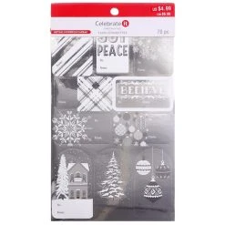 Top 10 🎉 Silver Foil Sticker Gift Tags by Celebrate It™ ❄ Christmas ❤️