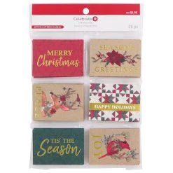Hot Sale 💯 Kraft Holiday Folded Gift Tags by Celebrate It™ Christmas 😉