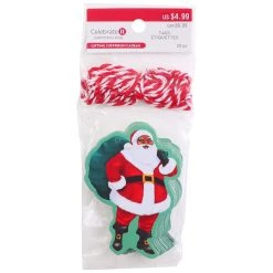 Coupon ❤️ Santa with Bag Paper Gift Tags, 20ct. by Celebrate It™ 🔔 Christmas 😀