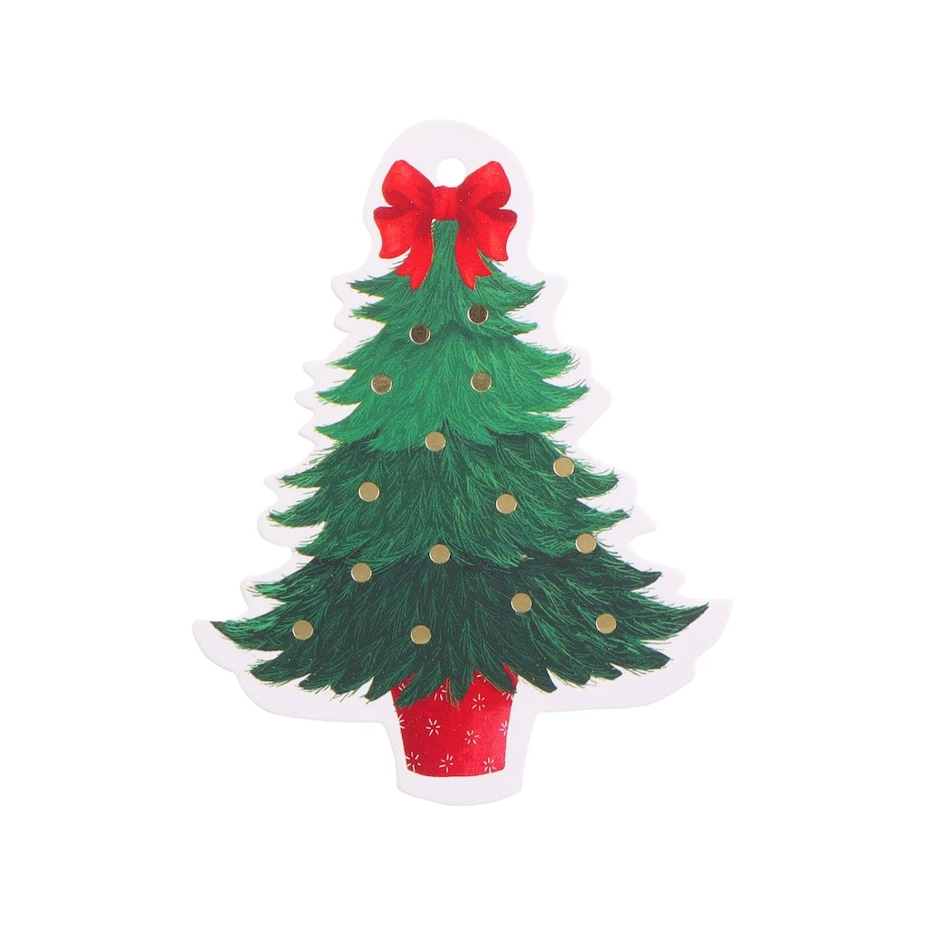 New ✔️ Bow-Topped Tree Paper Gift Tags, 20ct. by Celebrate It™ 🛒 Christmas ❤️ 2 New ✔️ Bow-Topped Tree Paper Gift Tags, 20ct. by Celebrate It™ 🛒 Christmas ❤️ - Image 2