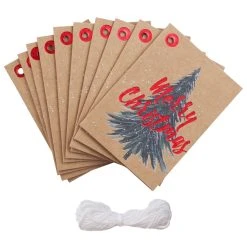 Discount ❤️ Merry Christmas Folded Gift Tags by Celebrate It™ ⭐ -Celebrate It Sales Shop 10701144 3