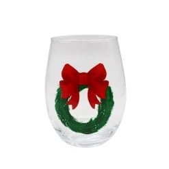 Brand new 🎁 20oz. Christmas Wreath Wine Glass by Celebrate It™ ⭐