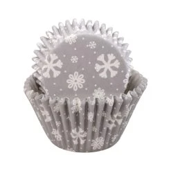 Buy 🔥 Snowflake Jumbo Baking Cups by Celebrate It®, 24ct. 🔥