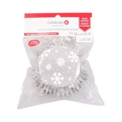 Buy 🔥 Snowflake Jumbo Baking Cups by Celebrate It®, 24ct. 🔥 -Celebrate It Sales Shop 10701398 3