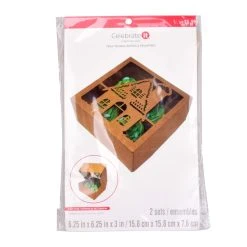 Best Pirce 🔥 Gingerbread House Treat Boxes by Celebrate It®, 2ct. ✔️ -Celebrate It Sales Shop 10701511 4