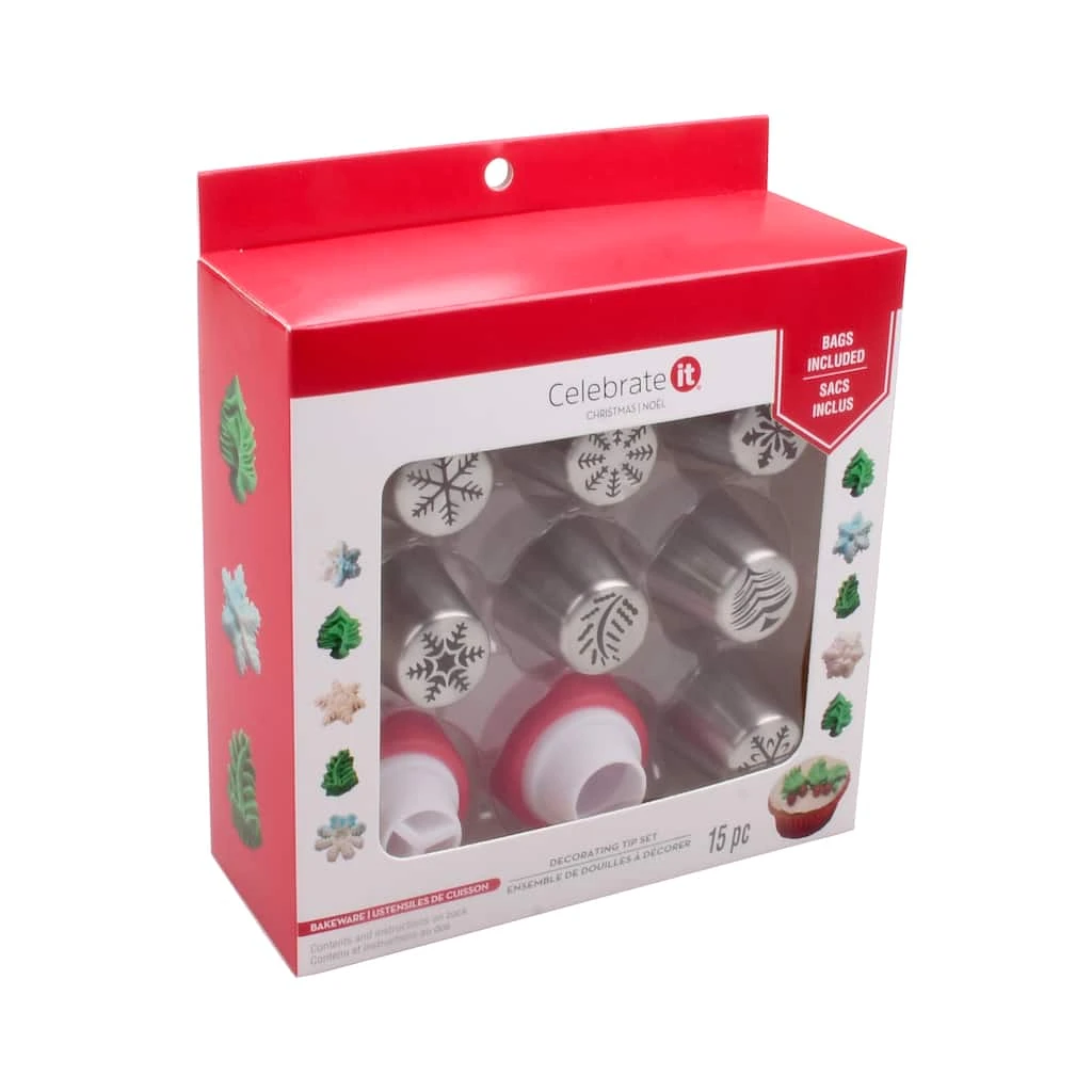 Cheap 🎉 Christmas Decorating Tips Set by Celebrate It® ⭐ 1 Cheap 🎉 Christmas Decorating Tips Set by Celebrate It® ⭐