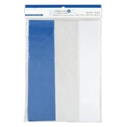 Promo 🌟 Blue, Silver & White Hanukkah Tissue Paper by Celebrate It® 🎁