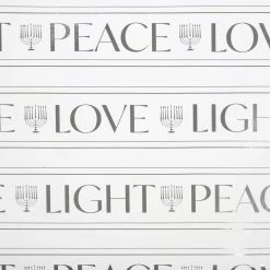 Best reviews of 🧨 Peace, Love, Light Hanukkah Gift Wrap by Celebrate It™ ❤️