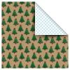 Brand new 🛒 Kraft Trees Christmas Gift Wrap by Celebrate It™ Christmas 🔔