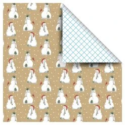 Cheap 🤩 Snow Lady Gift Wrap by Celebrate It™ Christmas 🎉