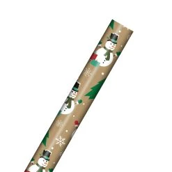 Deals ❤️ Snowman Gift Wrap by Celebrate It™ 💯 Christmas 👍 -Celebrate It Sales Shop 10702764 3