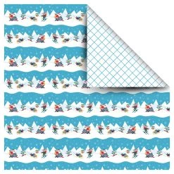 Coupon 👍 Ski Scene Kraft Gift Wrap by Celebrate It™ Christmas 🔥
