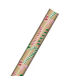 Cheapest 🧨 Candy Canes Gift Wrap by Celebrate It™ Christmas ⭐ -Celebrate It Sales Shop 10702775 3