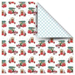 Best Sale ✨ Santa Scene Gift Wrap by Celebrate It™ Christmas 👍