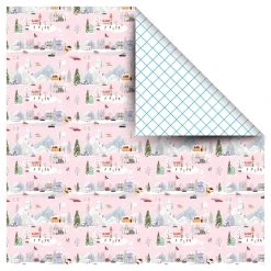 Coupon 👏 Pink Village Gift Wrap by Celebrate It™ Christmas 😍