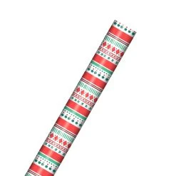 Top 10 ⭐ Red & Green Holiday Stripes Gift Wrap by Celebrate It™ Christmas ⭐ -Celebrate It Sales Shop 10702812 3