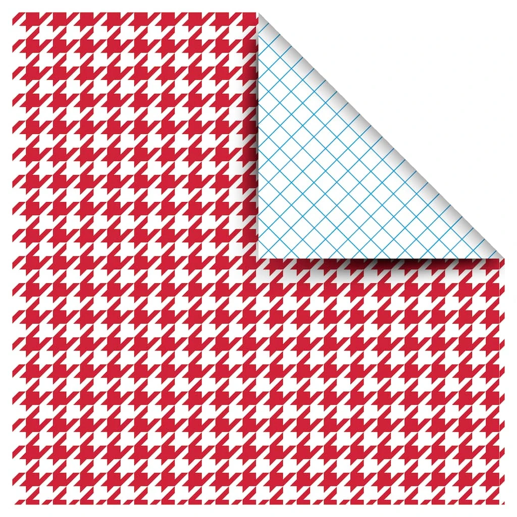 Cheap π― Red Houndstooth Gift Wrap by Celebrate It™ π₯ Christmas β 1 Cheap π― Red Houndstooth Gift Wrap by Celebrate It™ π₯ Christmas β