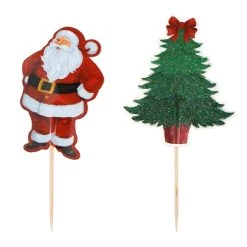 Hot Sale 😍 Santa & Tree Treat Toppers by Celebrate It® 🤩
