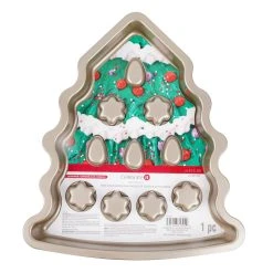 Deals 😍 Gold Nonstick ❄ Christmas Tree Pan by Celebrate It® ✔️