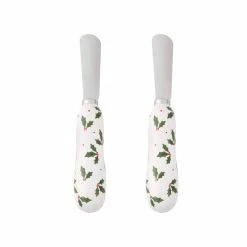 New 😀 5.7" Holly Cheese Knifes by Celebrate It™, 2ct. 🔔