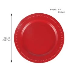 Deals 😍 10.5" Red Christmas Dinner Plate by Celebrate It™ ❤️ 5 Deals 😍 10.5" Red Christmas Dinner Plate by Celebrate It™ ❤️ -Celebrate It Sales Shop 10703037 4
