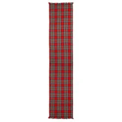 Promo 🌟 72" Red Tartan Christmas Table Runner by Celebrate It™ ❤️