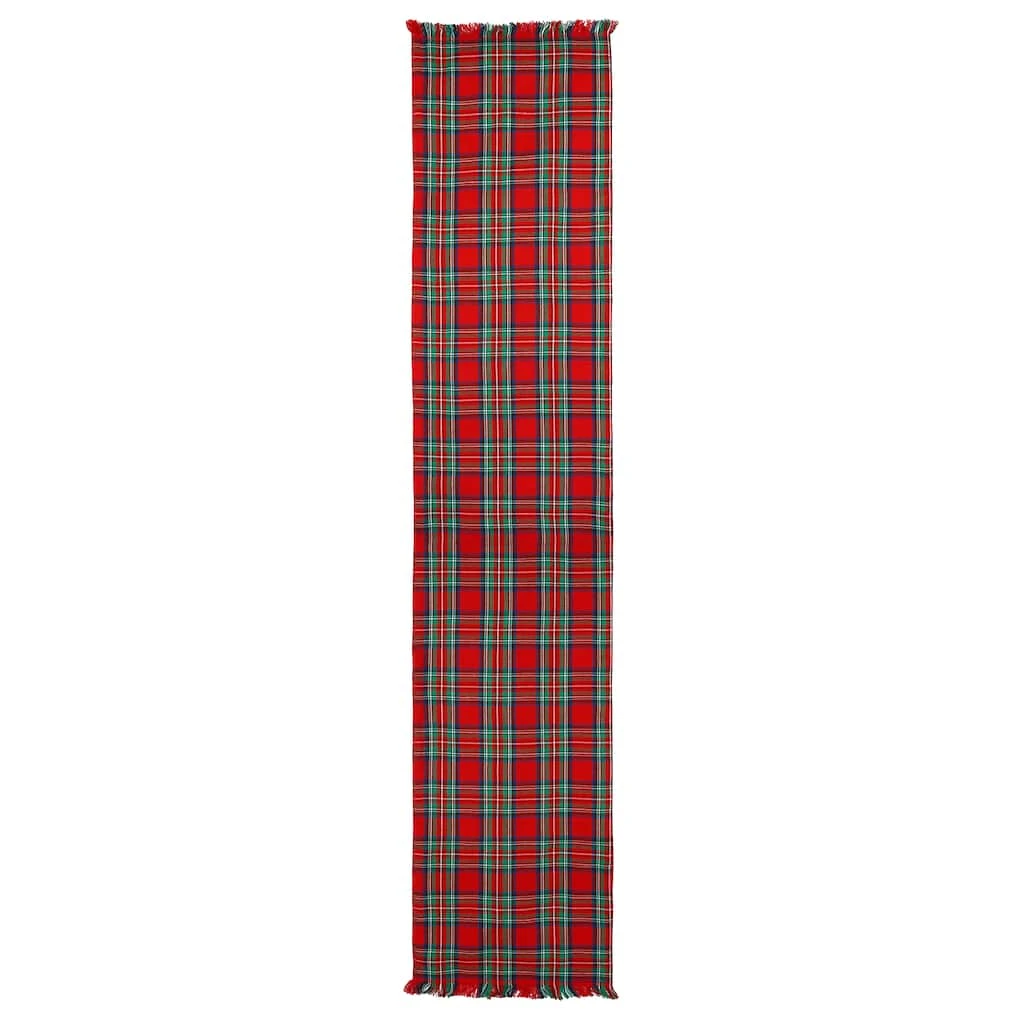 Promo 🌟 72" Red Tartan Christmas Table Runner by Celebrate It™ ❤️ 1 Promo 🌟 72" Red Tartan Christmas Table Runner by Celebrate It™ ❤️