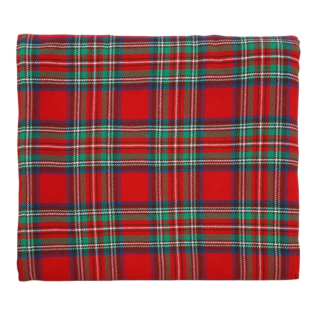 Hot Sale ✨ 84" Red Tartan Christmas Table Cloth by Celebrate It™ 😍 1 Hot Sale ✨ 84" Red Tartan Christmas Table Cloth by Celebrate It™ 😍