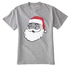 Buy ⭐ Gray Santa Adult T-Shirt by Celebrate It™ ❄ Christmas 🔥