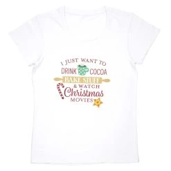 Top 10 👏 White Bake Stuff Ladies T-Shirt by Celebrate It™ 🌟 Christmas ❤️