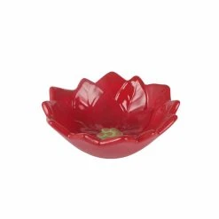 Buy 🔥 5.7" Red Poinsettia Bowl by Celebrate It™ 🧨