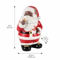 Brand new ❤️ 10" Santa Cookie Jar by Celebrate It™ 🔔 -Celebrate It Sales Shop 10703559 4