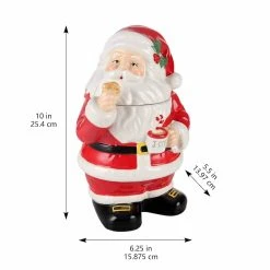 Best reviews of ⌛ 10" Santa Cookie Jar by Celebrate It™ 💯 -Celebrate It Sales Shop 10703560 4