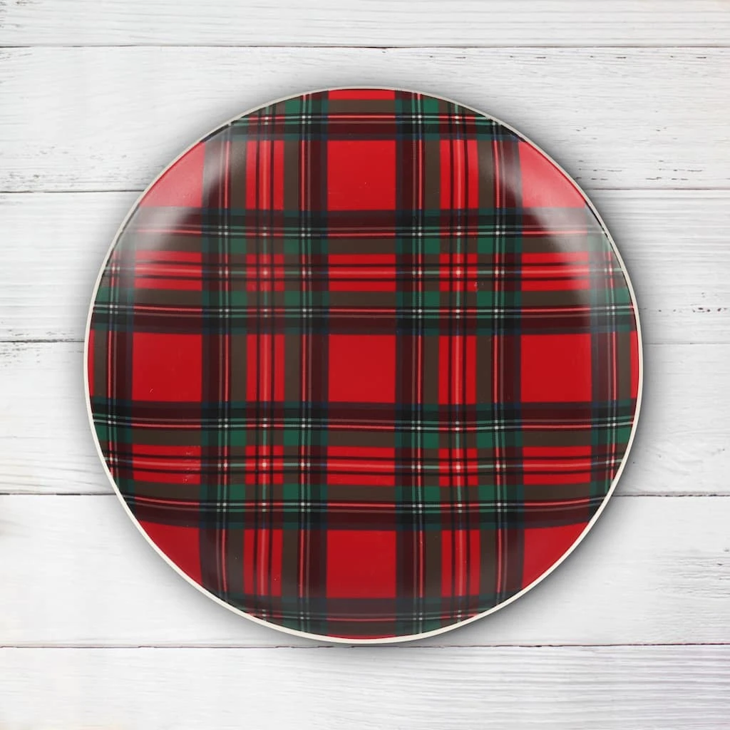 Best Sale 🧨 10.5" Tartan Dinner Plate by Celebrate It™ ⭐ 2 Best Sale 🧨 10.5" Tartan Dinner Plate by Celebrate It™ ⭐ - Image 2