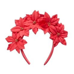 Wholesale 👍 Poinsettia Floral Headband by Celebrate It™ 🤩