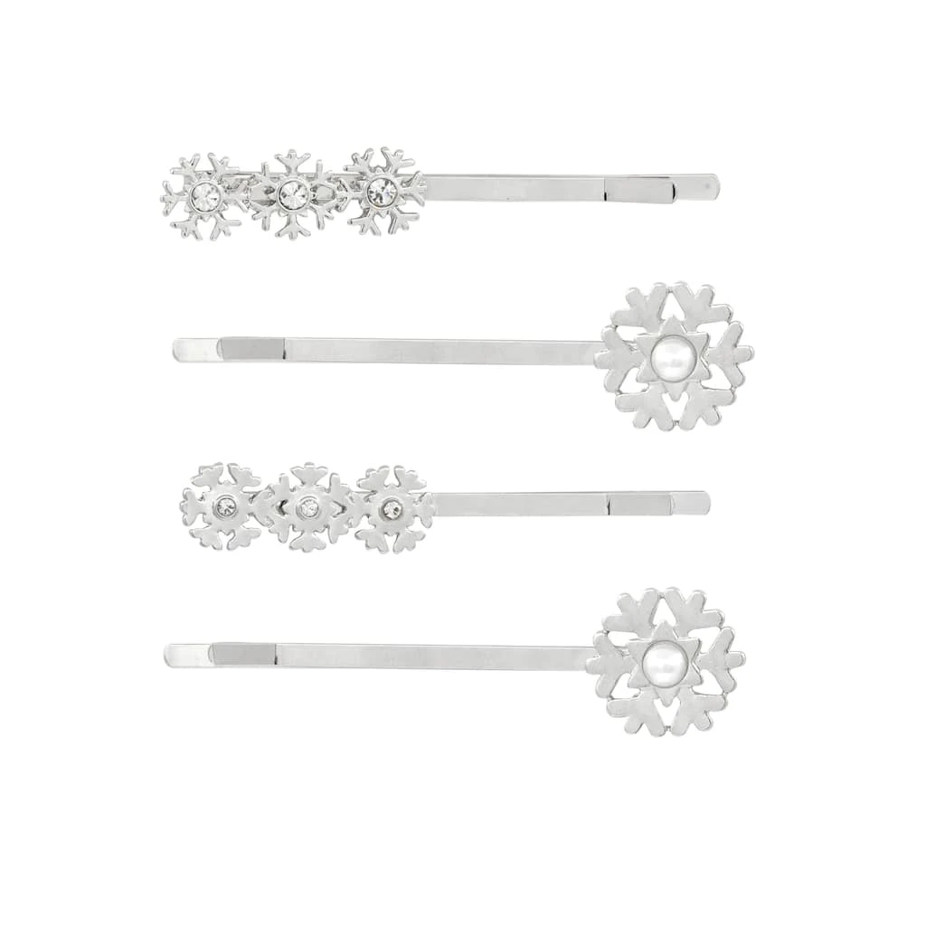 Coupon ❤️ Christmas Snowflake Hair Clips by Celebrate It™ 🤩 2 Coupon ❤️ Christmas Snowflake Hair Clips by Celebrate It™ 🤩 - Image 2