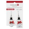 Hot Sale 🎉 Christmas Glitter Ball Snowman Earrings by Celebrate It™ ⌛