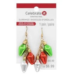 Coupon ⭐ Christmas Light Bulb Dangle Earrings by Celebrate It™ 🧨