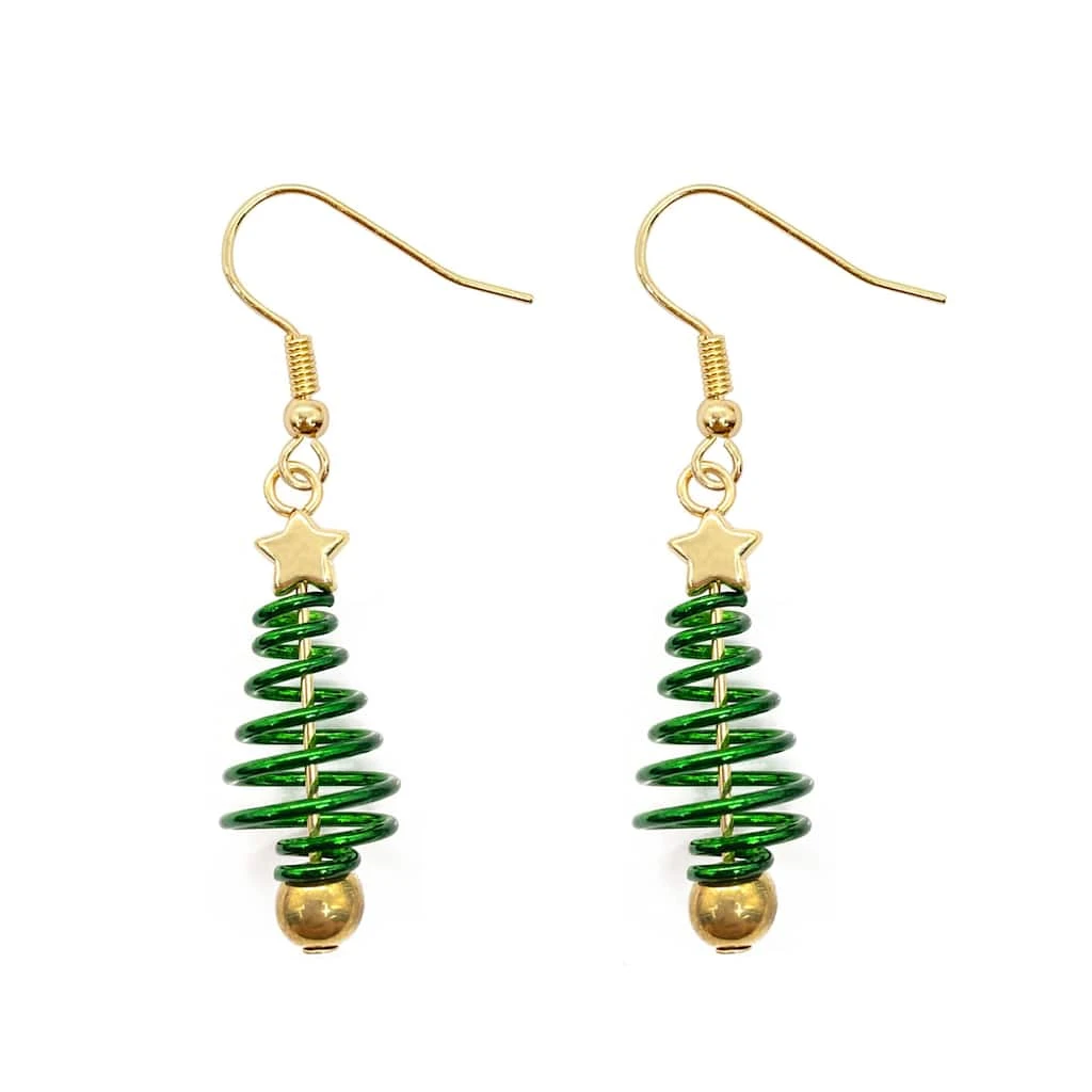 Buy ✔️ Christmas Spiral Tree Earrings by Celebrate It™ ❤️ 2 Buy ✔️ Christmas Spiral Tree Earrings by Celebrate It™ ❤️ - Image 2