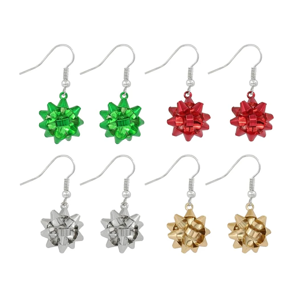 Best reviews of ❤️ Christmas Gift Bow Dangle Earrings Set by Celebrate It™ ✨ 2 Best reviews of ❤️ Christmas Gift Bow Dangle Earrings Set by Celebrate It™ ✨ - Image 2
