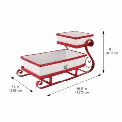 Budget π 16.2" Christmas Sleigh Appetizer Tray by Celebrate It™ π 5 Budget π 16.2" Christmas Sleigh Appetizer Tray by Celebrate It™ π -Celebrate It Sales Shop 10704118 4