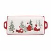 Best deal ⭐ 16.7" Cardinal in Snowy Landscape Scene Platter by Celebrate It™ 💯