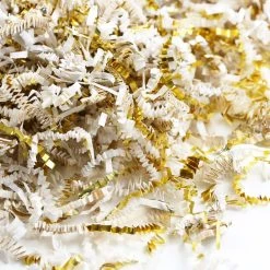 Budget 😉 Christmas White & Gold Paper Shred by Celebrate It™ ❤️ -Celebrate It Sales Shop 10710443 3