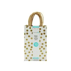 Top 10 💯 6 Packs: 13 ct. (78 total) Small Metallic Polka Dot Gift Bags by Celebrate It™ ✔️